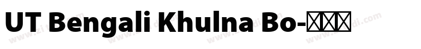 UT Bengali Khulna Bo字体转换